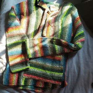 Colorful Warm Sweater Purchased at Baja Mex.